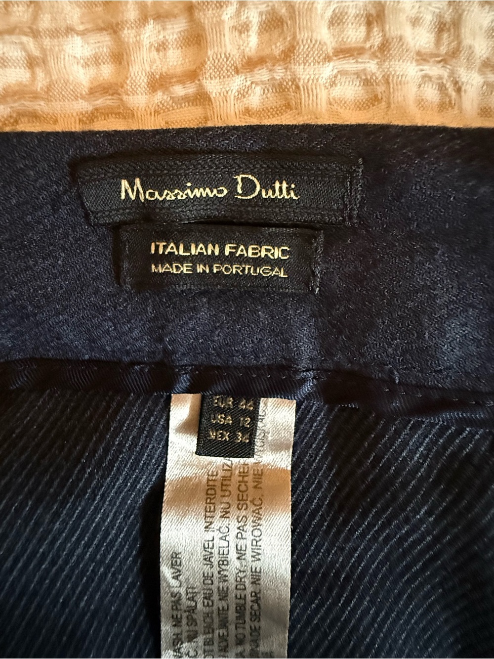 Massimo Dutti Dark Navy Dress Pants
